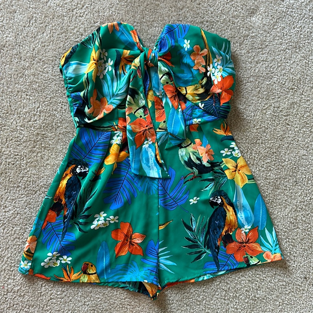 Strapless Romper. NWT.
